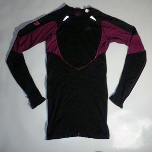 Kalenji Running Compression Top Shirt Women‎ S Blac